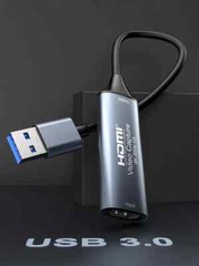 USB 3.0 Video Capture Card 4K HDMI To TYPE C Game Grabber Record Live Streaming