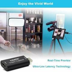 1080P 4K HDMI to USB 2.0 3.0 Video Capture Card Game Audio Video Live Streaming