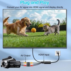 VHS to Digital Converter – RCA to HDMI Video Capture Card for Legacy Devices
