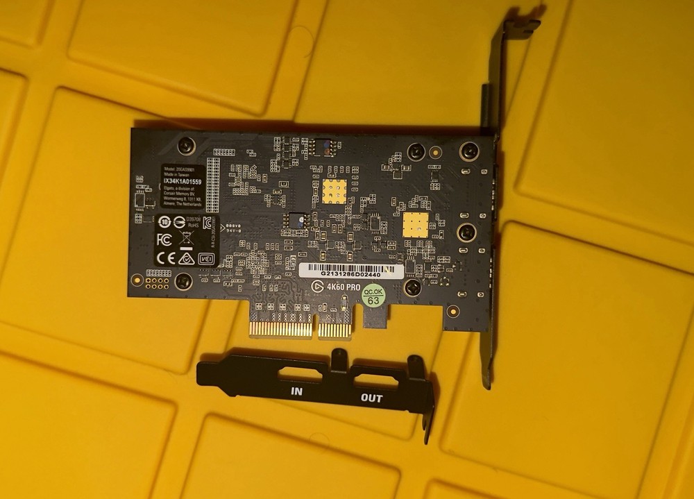 Elgato 4K60 Pro MK.2 PCIe Video Capture Card, HDMI In/Out, 2-Port – No Box