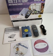 Startech USB 2.0 TV Tuner – Bring Cable T.V to PC Computer Laptop with Remote