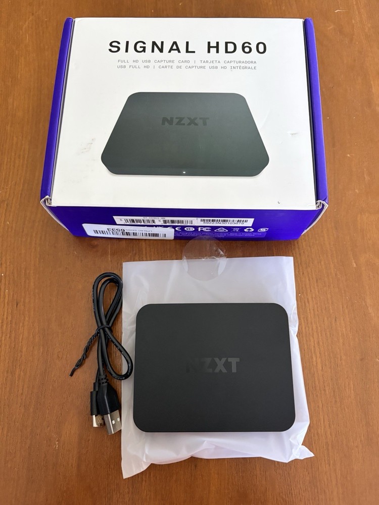 NZXT Signal HD60 External Capture Card – Black