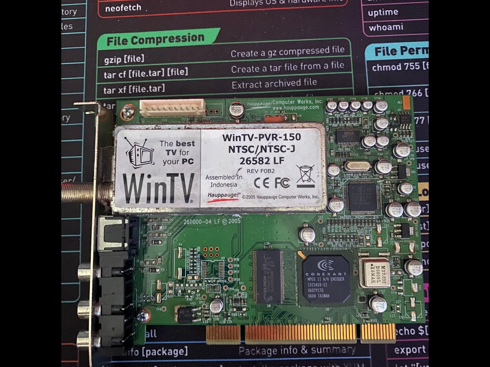 wintv-pvr-150 NTSC/NTSC-3 26582 LF