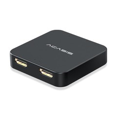 Acasis HDMI Splitter 1 in 2 Out 4K@60Hz Ultra HD Distributor Box Supports ABB