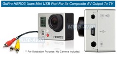 Mini USB To RCA Composite Video Audio Adapter Cord For USB TV Video Capture