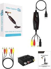 VHS to Digital Converter,Video Capture Card Device,VHS VCR Hi8 Mini DV to Mac…