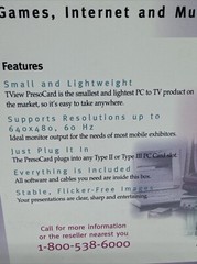 Focus Enhancements TView PresoCard PC To TV Video Conversion 444-1700, 640×480