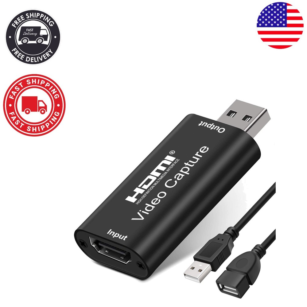 Multi-Compatible 4K HDMI to USB Video Capture Card for Streaming & Conferencing