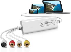 Capturadora De Video USB Convertidor De VHS A Digital DVD Para PC Mac TV US NEW