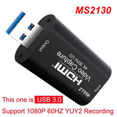 4K 1080p USB 3.0 Video Capture Card USB 2.0 HDMI Game Grabber Box for PS4 DVD Ca