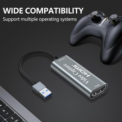 Ultra-Low Latency HDMI to USB Capture Card – Perfect for Streaming & Teaching