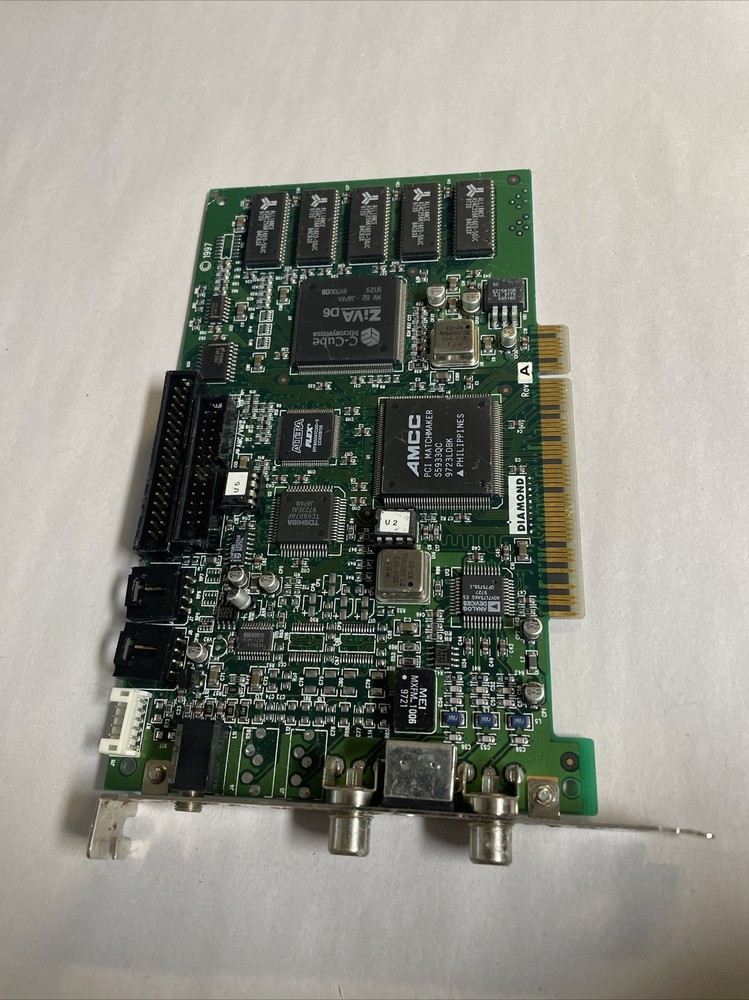 Vintage Diamond Multimedia DVD 1000 PCI Video CaptureCard 23003124-006 MB87
