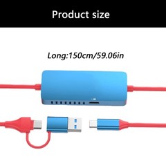 4K60Hz Video Capture Device Low Latency Transmission ABS Aluminum Portable