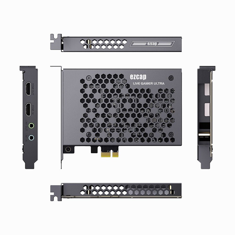 PCIE Game Capture Card 4K30/1080p120HZ Video Record Live Streaming HDR HDMI In