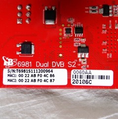 Tenow TBS 6981 DVB-S/S2 Dual Satellite TV Tuner Card