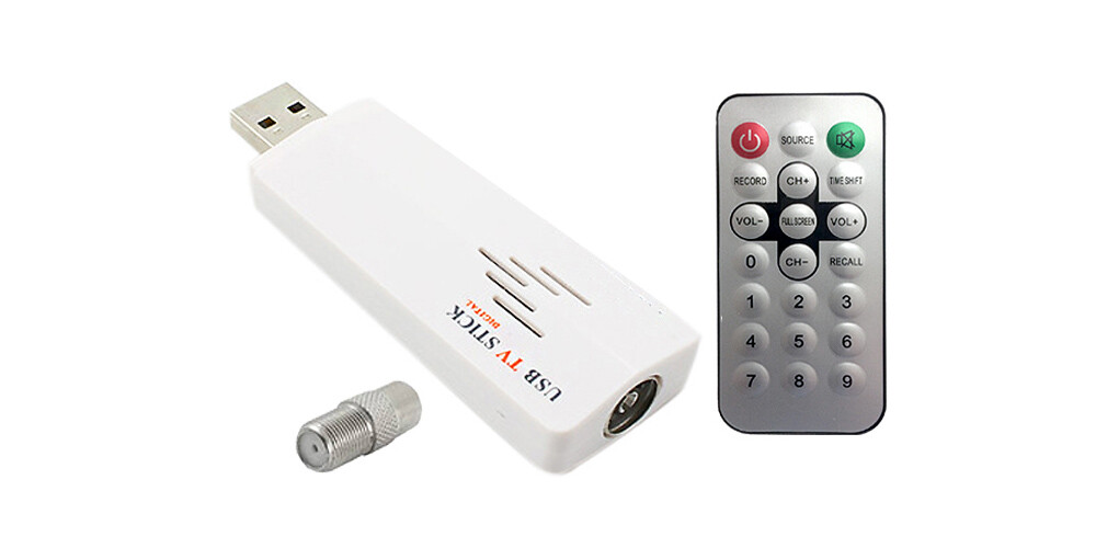 PC USB-Based Analog RF Coax TV Demodulator Tuner Recorder for Worldwide Use