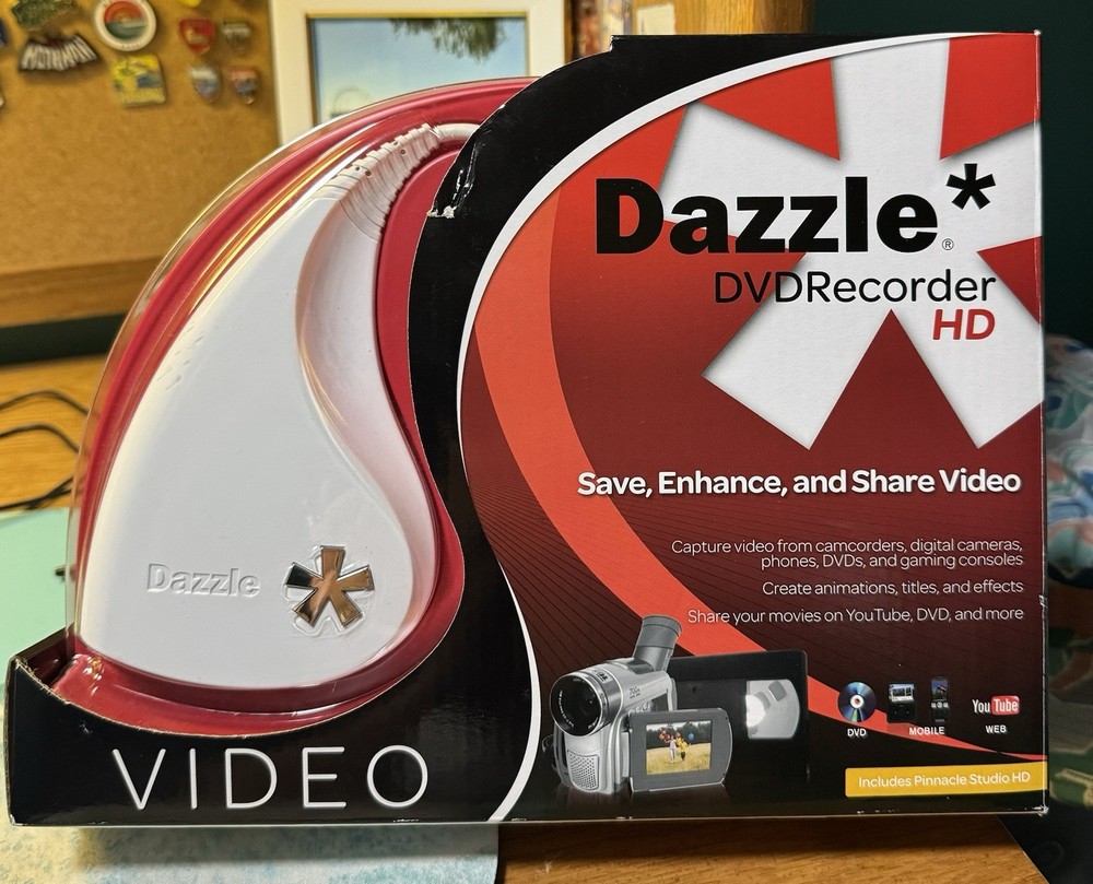 Pinnacle Dazzle DVD Recorder HD | Video Capture Device + Video Editing Softwa…