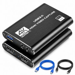 4K HDMI Video Capture Card USB 3.0 1080P60 Recorder OBS PS5 Xbox Streaming