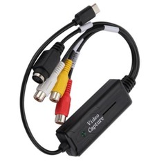 S Video to USB Type C Cable Adapter Converters Video Capture Card Adapter PC