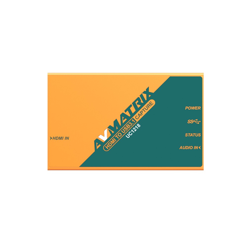 AVMATRIX UC1218 HDMI to USB 3.1 TYPE-C Uncompressed Video Capture card