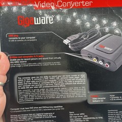 Gigaware VHS-TO-DVD Or MP3 Video Converter New Old Stock – still sealed!