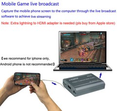 4K HDMI To USB 3.0 2.0 Audio Video Capture Card 1080p 60fps Game Live Streaming
