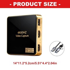 Professional Video Capture Card 4K 60Hz With Passthrough For Live Broadcasting