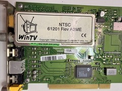 Hauppauge WinTV 61201 Rev A2ME PCI TV Tuner Capture Card NTSC 1998 (v28)