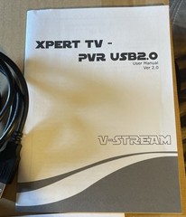V-stream VS-TVUSB2800RF Xpert TV-PVR USB2 TV Tuner Box, Open Box No remote Unuse