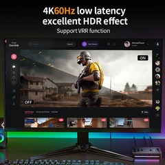 Acasis 4K60 HDR Game Capture Card HDMI to USB Video Recorder for Live Streaming