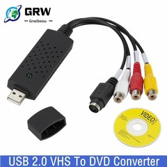 USB 2.0 Audio Video VHS VCR TV to DVD Converter Capture Card Device Adapter US