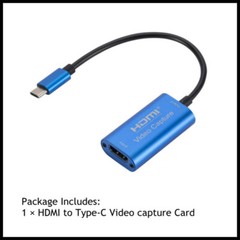 1080P HDMI To Type-C/Micro USB/USB Video Capture Card Game Record Live Streaming