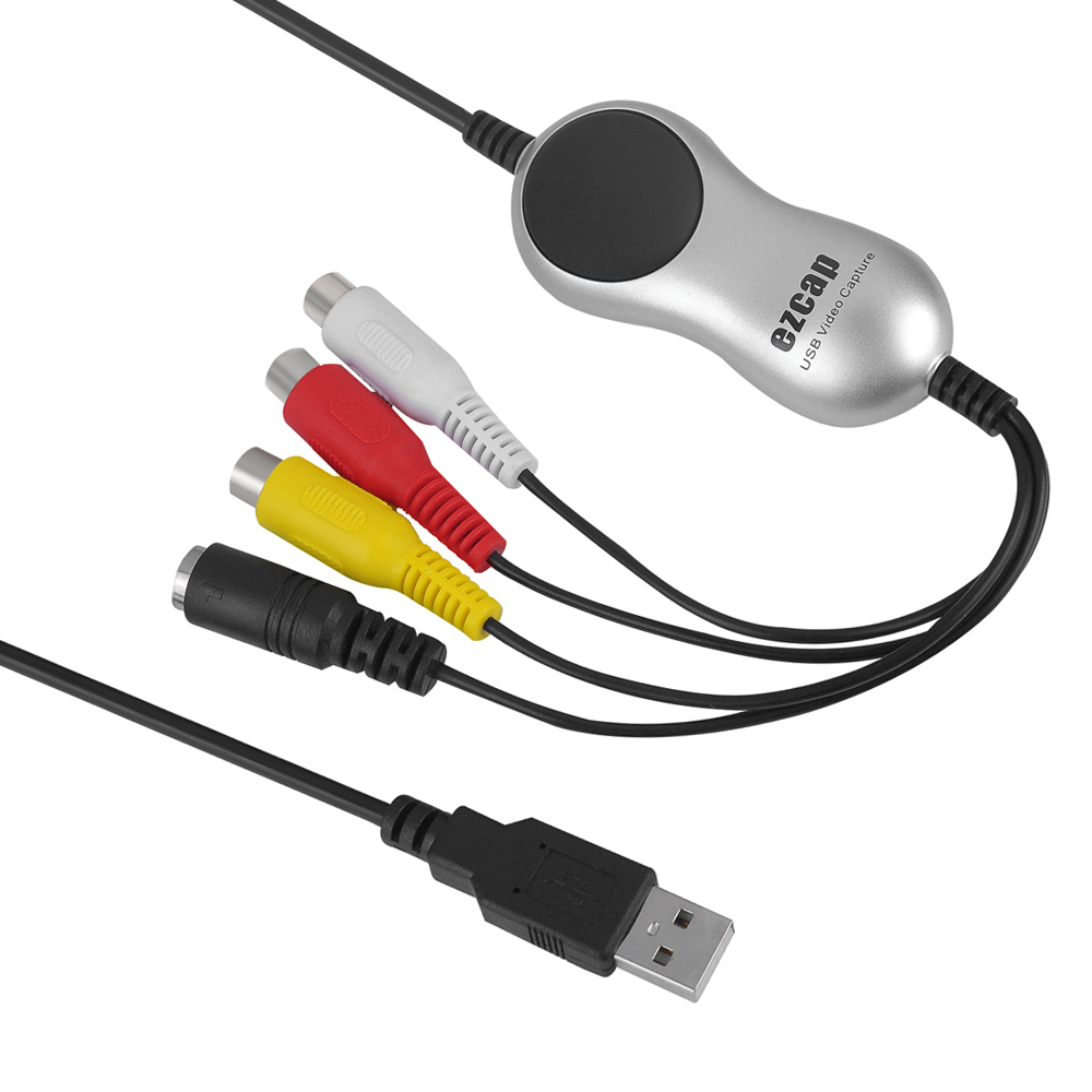 USB 2.0 Video Capture Card AV CVBS Video Converter Recorder To PC Win7,Win10