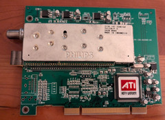 ATI HDTV Wonder PCI TV Tuner Card – Philips Tuner – PN 102A1000300 – Vintage