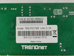 TRENDnet TEG-PCITXR Gigabit PCI Ethernet Card