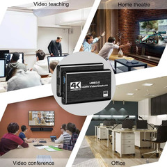 4K HDMI Capture Card for Streaming, Full HD 1080P 60FPS USB Cam Link Game Audio