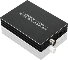 SDI Capture Card USB 3.0, 1080P 60FPS Video Audio Capture Device with HDMI Lo…