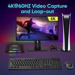 4K Passthrough Capture Card 1080P 120fps Streaming