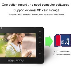 SDI HDMI Video Capture Card 1080P 60fps Camera Game Recorder One Key To SD Card