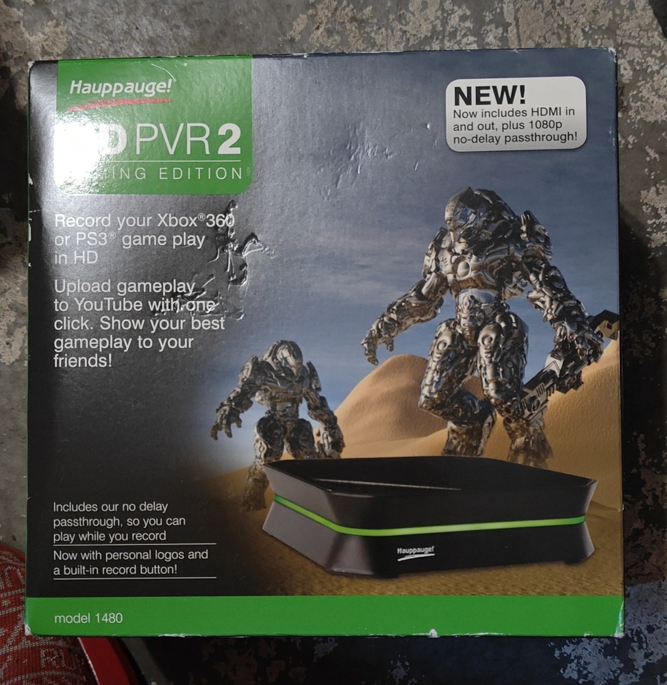 Hauppauge HD PVR 2 Gaming Edition 1480 Video Capture Device HDMI In/Out USB