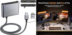 Tarjeta de captura HDMI 4K con cable USB 3.0 fijo, salida de bucle 4K.neuvo.2024