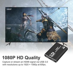 4K HDMI Full HD 1080P 60FPS USB Cam Link Game Audio Streaming Video Capture Card