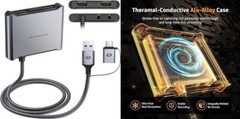 Tarjeta de captura HDMI 4K con cable USB 3.0 fijo, salida de bucle 4K.neuvo.2024