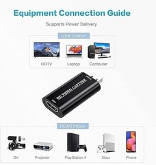 Plug and Play 4K HDMI Capture Card for Effortless Streaming & Live Broadcasting