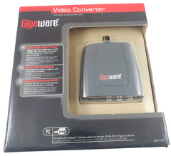 Gigaware VHS-TO-DVD Or MP3 Video Converter New Old Stock – still sealed! 25-1141