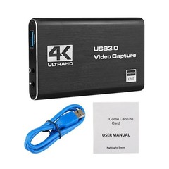 4K USB 3.0 HDMI Video Capture Card 1080P 60FPS Recorder for OBS Streaming Gaming