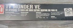 ATI Technologies Inc 100-703102 TV Wonder VE Video Capture New/Sealed