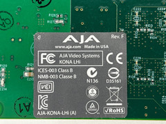 AJA KONA-LHI-R0 Multi-Format Analog & Digital I/O Capture Card