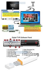 Premium USB ATSC Antenna TV Stick With Instant And Scheduled TV Recording