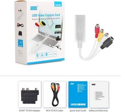 Universal USB Video Capture Card – VHS to Mac & PC Recording – User-Friendly